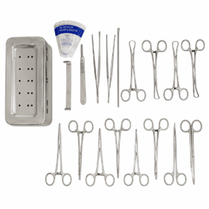 Kit Cirúrgico Completo Para Castração - 19 Peças