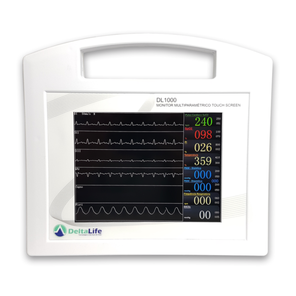 Monitor Multiparamétrico com Capnografia DL1000