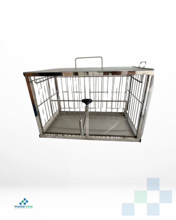 Gaiola de contenção para gato INOX