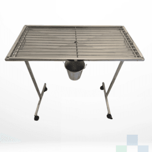 Aparador com Suporte Odontológico INOX - 2 em 1