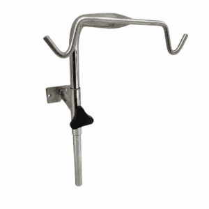 Suporte para Soro em Aço Inox – Fixação em Parede