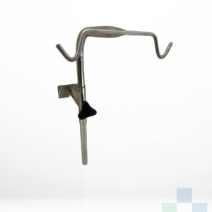 Suporte para Soro em Aço Inox – Fixação em Parede