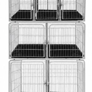 Canil Veterinário Modular em Epóxi 7 lugares