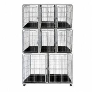 Canil Veterinário Modular em Epóxi 8 lugares