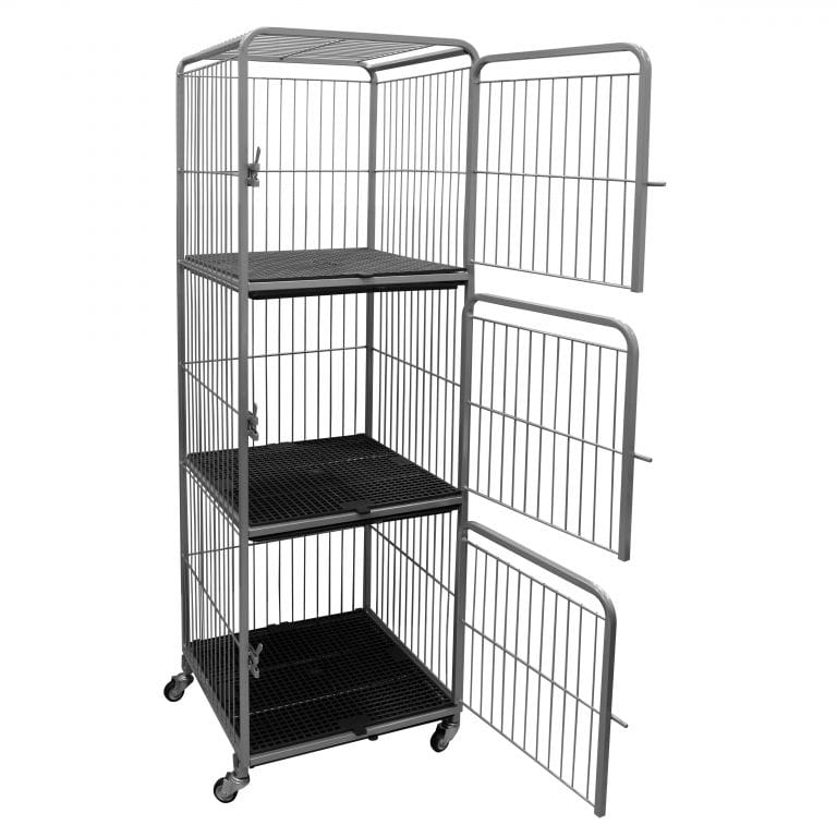 Canil Veterinário Modular em Epóxi 3 Lugares - Imagem 2